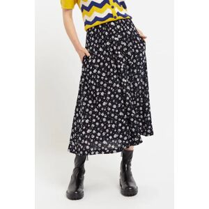 Louche Nese Daisy Drop Print Midi Skirt 8 Female