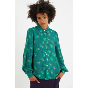 Louche Siv Bauhaus Abstract Print Shirt green 14 Female