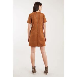 Louche Sylvie Faux Suede Mini Dress 10 Female