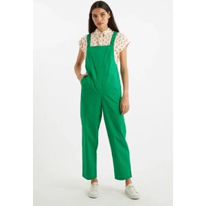 Louche Tippie Poplin Dungarees green 10 Female