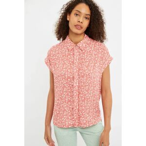 Louche Abinaya Micro Blossom Print Shirt In Pink pink 10 Female