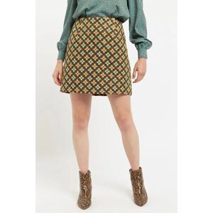 Louche Aubin Deco Fleur Jacquard Mini Skirt 8 Female