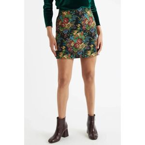 Louche Aubin Flower Mix Jacquard Mini Skirt 10 Female