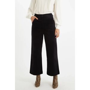 Louche Tim Baby Cord Straight Cut Trouser Black Black 12 Female