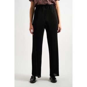 Louche Clothide Pleated Wide Leg Trousers - Black Black 8 Female