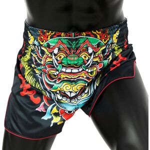 BS1912 Fairtex Kabuki Muaythai Shorts - Black