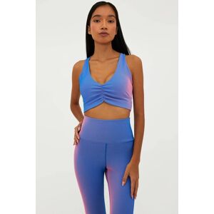 Beach Riot Mindy Gym Top in Imperial Two Tone Rib Size: M Colour: Purple