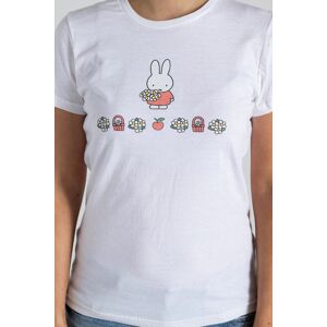 Daisy Street x Miffy Short Sleeved Fitted Tee Colour: White Size: 6