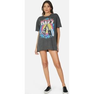 Lauren Moshi Geneva KISS Animalize Tee Dress Size: S Colour: Grey