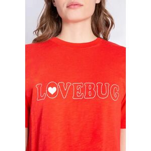 PJ Salvage Lovebug Red Cotton T-Shirt Size: L Colour: Red