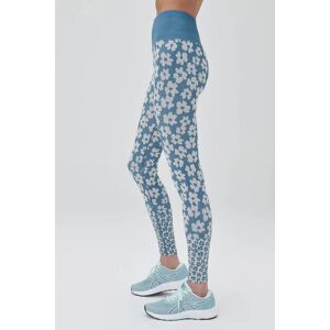 Spiritual Gangster Love Sculpt Jacquard Leggings as seen on Whitney Port Size: XS/S Colour: Blue