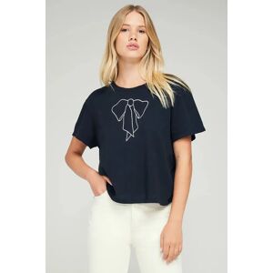 Wildfox Trompe L'oeil Boy Tee L Black