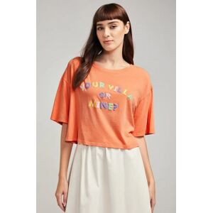 Wildfox Who's Villa Alhambra Tee Size: S Colour: Orange