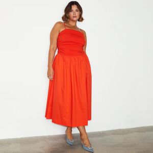 Women's Tomato Lola Mid-axi Dress in Orange, Size 22 by Never Fully Dressed