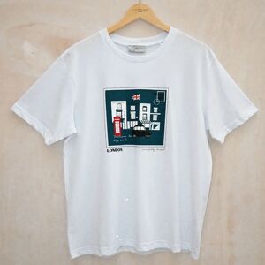 Women's LDN T-shirt in White, Size Large by Never Fully Dressed