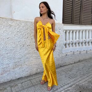 Women's Sunshine Maxi Dorris Skirt in Gold, Size 20 by Never Fully Dressed