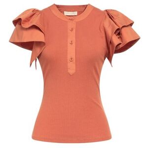 ULLA JOHNSON T-Shirt Women - Rust - S