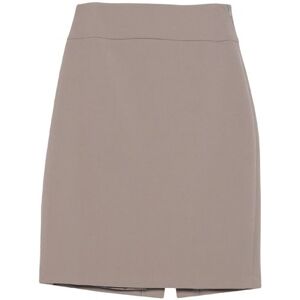 PESERICO Mini Skirt Women - Dove Grey - 10,12