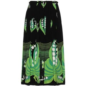 VALENTINO GARAVANI Midi Skirt Women - Black - 8