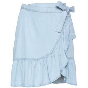 PIECES Mini Skirt Women - Sky Blue - Xs