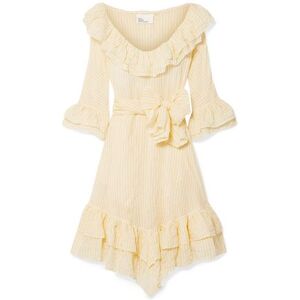 LISA MARIE FERNANDEZ Mini Dress Women - Light Yellow - 2