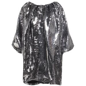 HALPERN Mini Dress Women - Silver - 10,14,6,8