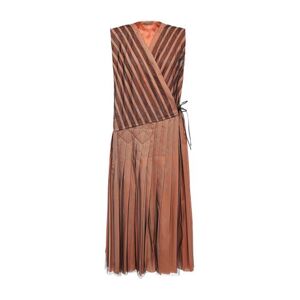BOTTEGA VENETA Midi Dress Women - Rust - 10
