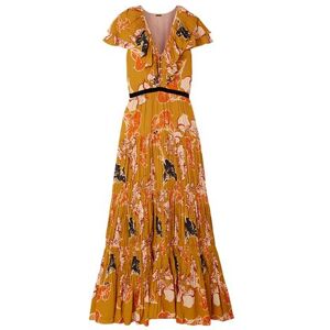 JOHANNA ORTIZ Maxi Dress Women - Ochre - 4,6,8