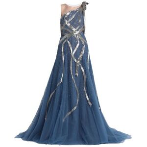 MARCHESA Maxi Dress Women - Slate Blue - 8