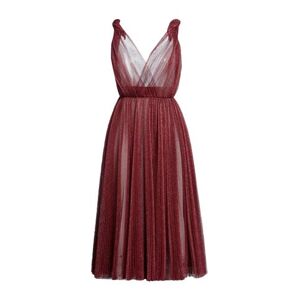 Dolce & Gabbana Midi Dress Women - Brick Red - 10,16,18,6,8