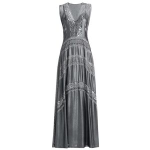 ALBERTA FERRETTI Maxi Dress Women - Silver - 6