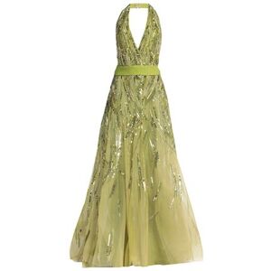 ELIE SAAB Maxi Dress Women - Acid Green - 16