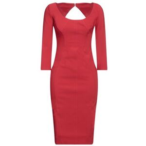 ELISABETTA FRANCHI Midi Dress Women - Red - 14