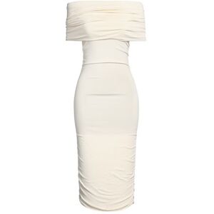 KHAITE Midi Dress Women - Ivory - S,Xs