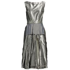 MAISON MARGIELA Midi Dress Women - Platinum - 10,12,14,16,4,6,8