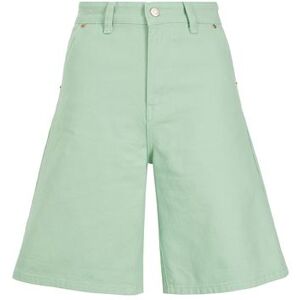 8 by YOOX Denim Shorts Women - Light Green - 25,26,27,28,29,30