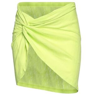 OW COLLECTION Mini Skirt Women - Acid Green - L,M,S,Xs