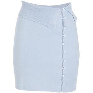 8 by YOOX Mini Skirt Women - Sky Blue - L,M,S,Xl,Xs,Xxl