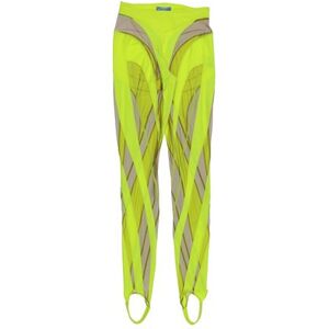 MUGLER Leggings Women - Yellow - 6,8