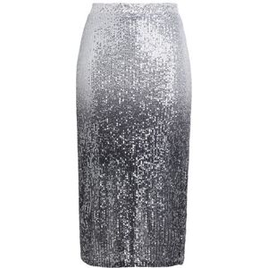 PIECES Midi Skirt Women - Grey - S