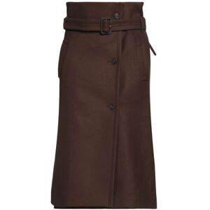 THE ROW Midi Skirt Women - Dark Brown - S