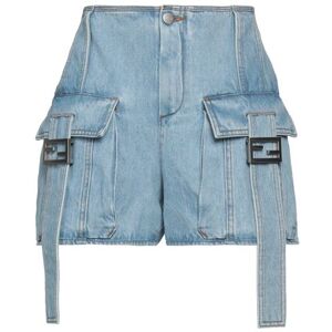 FENDI Denim Shorts Women - Blue - 8