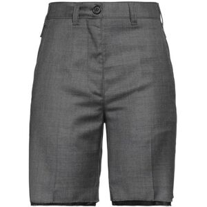 MIU MIU Shorts & Bermuda Shorts Women - Steel Grey - 4