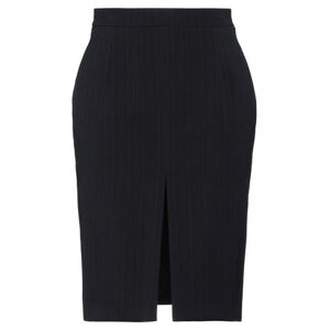 SAINT LAURENT Midi Skirt Women - Navy Blue - 10,12,8