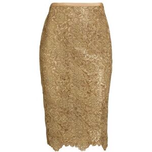 VALENTINO GARAVANI Midi Skirt Women - Gold - 10,4,6,8