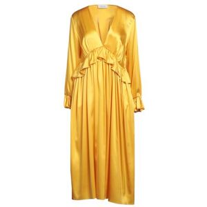 AGLINI Midi Dress Women - Yellow - 10