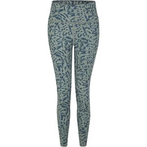 Dare 2b Women's Quick Drying Influential 7/8 Gym Leggings Lilypad Green Animal Print, Size: 20