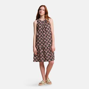 Regatta Breathable Women's Black and Pink Floral Print Orla Kiely Summer Sleeveless Dress, Size: 14