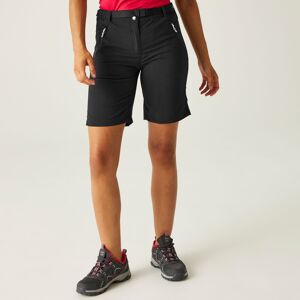 Regatta Womens Xert Stretch Bermuda Light Shorts Black, Size: 46