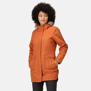 Regatta Women's Waterproof Sabinka Fur Trim Parka Jacket Burnt Copper, Size: 16